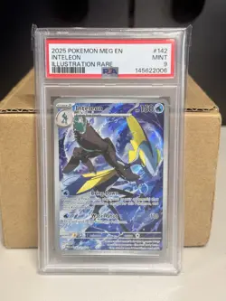 INTELEON #142 PSA 9 2025 POKEMON MEG EN-MEGA EVOLUTION ILLUSTRATION RARE - Image 1