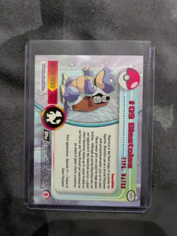 Pokemon TCG Blastoise #9 BLUE Logo 1999 Topps TV Holo Foil - Image 2