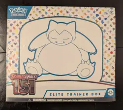 Pokemon 151 Scarlet & Violet ETB Elite Trainer Box Factory Sealed w/ slight tear - Image 1