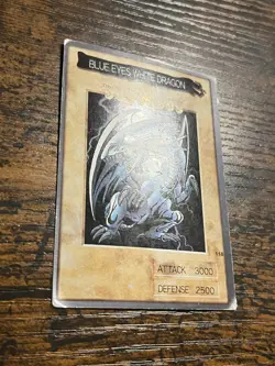 Blue-Eyes White Dragon No.9 & 118 YuGiOh! Bandai OCG Japanese Cardass Heavy Play - Image 4