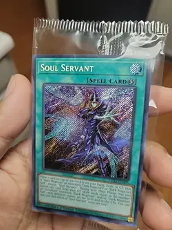Soul Servant Secret Rare LDS3-EN095 (SEALED Crinch Corner LIMITED Edition) - Image 1
