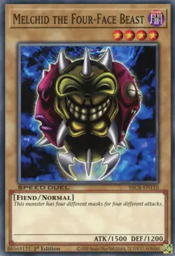 Melchid the Four-Face Beast - SBCB-EN110 - Common - 1st Edition - Lightly Played - Image 1