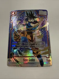 Son Goku FB01-139 English Secret Rare Awakened Pulse Dragon Ball Super Fusion - Image 1