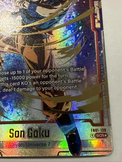 Son Goku FB01-139 English Secret Rare Awakened Pulse Dragon Ball Super Fusion - Image 4