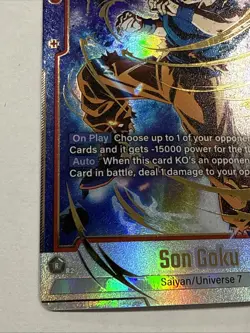 Son Goku FB01-139 English Secret Rare Awakened Pulse Dragon Ball Super Fusion - Image 5
