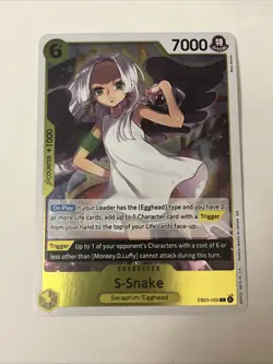 S-Snake Rare (R) EB03-059 One Piece Heroines Edition English Foil - Image 1