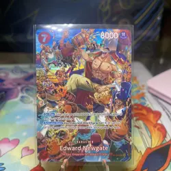 One Piece TCG Edward Newgate SP ST15-002 ALT ART Royal Blood (OP10) NM - Image 1