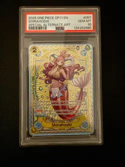 Shirahoshi EB01-057 (SP) PSA 10 - A Fist of Divine Speed One Piece CCG - English - Image 1