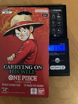One Piece OP-13 CARRYING ON HIS WILL Sleeved Booster Pack - Heavy - 37.29g 🔥🔥 - Image 1