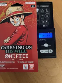 One Piece OP-13 CARRYING ON HIS WILL Sleeved Booster Pack - Heavy - 37.25g 🔥🔥 - Image 1