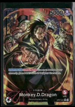 Monkey.D.Dragon (001) (Parallel) OP07-001 500 Years in the Future Foil - Image 1
