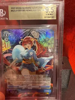 Weiss Schwarz Honolulu Azur Lane AZL/S102-E130S Super Rare BGS 9.5 - Image 1