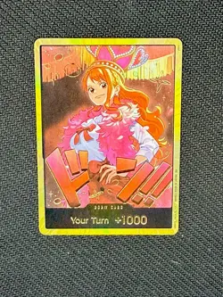 DON!! Card (Nami) (Gold) EB-03 One Piece Heroines Edition Foil ENG NM-Mint - Image 1