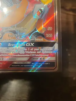 Pokemon Entei GX Ultra Rare Full Art Shining Legends Holo 180 HP 71/73 Card - Image 3