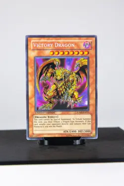 JUMP-EN011 Victory Dragon Secret Rare Limited Edition LP Yugioh Card Limited Ed - Image 1