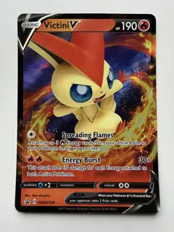 Victini V Swsh104 Swsh: Sword & Shield Promo Cards Holo - NM / M - Image 1