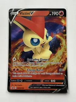 Victini V Swsh104 Swsh: Sword & Shield Promo Cards Holo - NM / M - Image 3