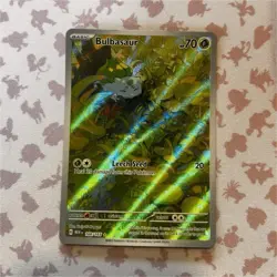 Pokemon Bulbasaur Foil Card 169/165 Scarlet & Violet 151 2023 - Image 1