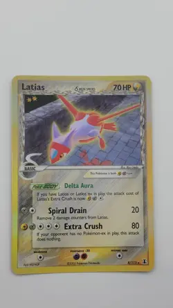 Pokemon TCG Latias EX Delta Species Holo Rare Card 8/113 - Image 1