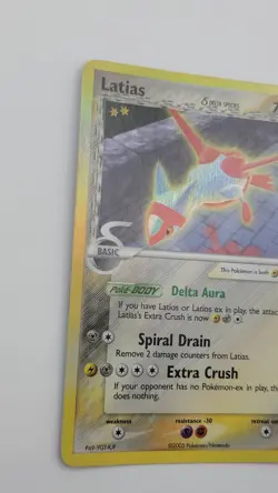 Pokemon TCG Latias EX Delta Species Holo Rare Card 8/113 - Image 3