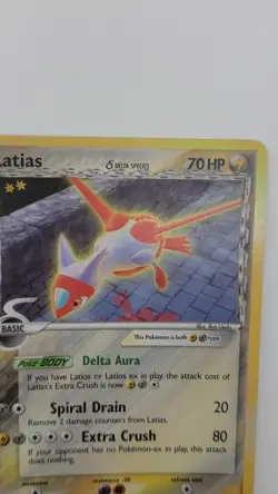 Pokemon TCG Latias EX Delta Species Holo Rare Card 8/113 - Image 4