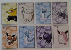 Dittomon Pokemon Lot of 8 Cards x8 Bundle Dratini Venomoth Eevee Clefable - Image 2