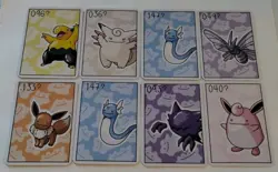 Dittomon Pokemon Lot of 8 Cards x8 Bundle Dratini Venomoth Eevee Clefable - Image 3