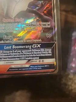 Pokemon Alolan Marowak GX Full Art Holo Promo Card SM187 SM 200HP - Image 3