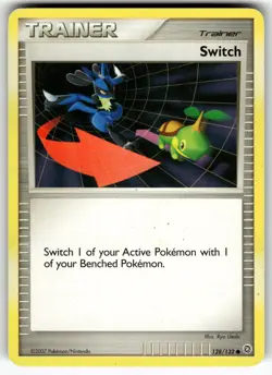 Switch 128/132 Secret Wonders LP Pokemon Card TCG - Image 1