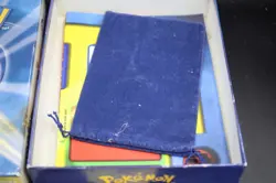 NO CARDS Pokemon WOTC Tempest Gift Box, Pikachu Coin, Playmate, Counters, Books - Image 4