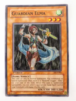 Yu-Gi-Oh! Trading Card Game- Guardian Elma DCR-005. Played (1st Edition) - Image 1