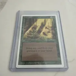 Regrowth MTG Unlimited Uncommon Green Sorcery Slightly Played x1 GG5 - Image 2
