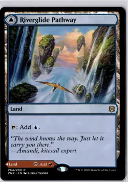 Riverglide Pathway Zendikar Rising Regular NM R 264/280 - Image 1