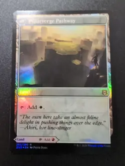 MTG Needleverge / Pillarverge Pathway Foil Zendikar Rising NM MTG - Image 2