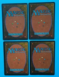 Magic the Gathering MTG Ice Age ELEMENTAL AUGURY X 4 (3 LP/EX & 1 MP) Rare 1995! - Image 2
