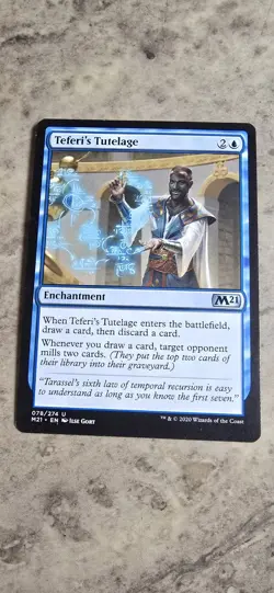 Teferi's Tutelage Core Set 2021 Regular Enchantment Uncommon MTG NM - Image 1
