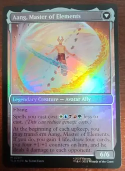 MTG Avatar Aang #207 Mythic Rare FOIL - Avatar: The Last Airbender - Image 2