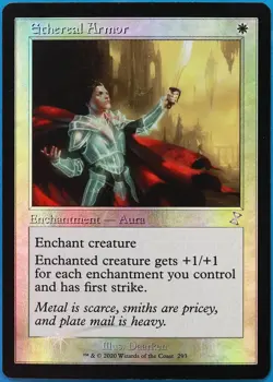 Ethereal Armor (Retro Frame) FOIL Time Spiral Remastered HEAVILY PLD (487591) - Image 1