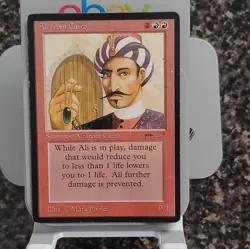 Magic: The Gathering Ali from Cairo Creature Red Arabian Nights Regular 0/1 - Image 1