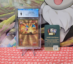 Charizard 4/102 Gold Metal Celebrations 2021 Pokemon CGC 9 - Image 3