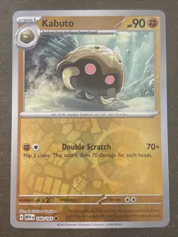 Kabuto 140/165 Sv: Scarlet & Violet 151 Reverse Holo Pokemon TCG NM - Image 1