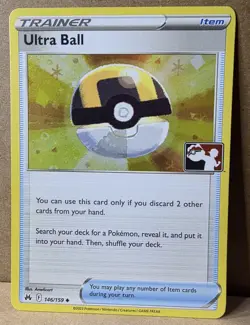 Ultra Ball 146/159 HOLOFOIL Pokemon Play! Prize Pack Series NEAR MINT NM - Image 1