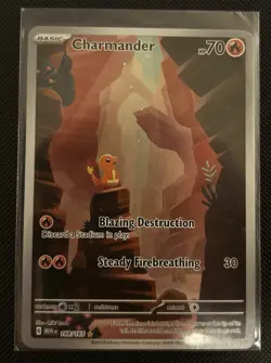 Pokemon Scarlet & Violet 151 Full Art Charizard, Charmeleon, Charmander NM - Image 2