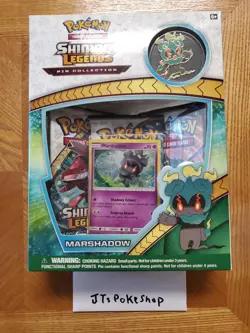 Pokemon Shining Legends Pin Collection - Marshadow SEALED - Fast Shipping! - Image 1