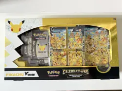 Pokemon Celebrations 25th Anniversary Pikachu V-union Premium Playmat Collection - Image 1