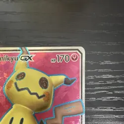 Mimikyu GX Full Art Ultra Rare Holo 206/214 FULL ART Pokemon TCG MINT GEM - Image 4