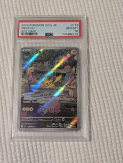 PSA 10 GEM MINT Pikachu Art Rare Pokemon TCG Japanese 151 173/165 - Image 1