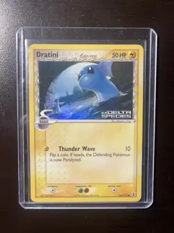 Pokemon Dratini 66/113 Reverse Holo Stamped EX Delta Species 2005 WOTC LP - Image 1