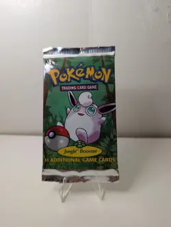 SEALED Original 1999 Pokemon Jungle Booster Pack 21G+ Wigglytuff - Image 2