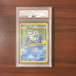 2021 Pokemon Celebrations Blastoise - Holo #2 Classic Collection Base Set PSA 9 - Image 1